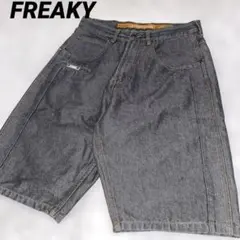 Y2K FREAKY/バギーショーツ/32/グレー　ハーフパンツMのサムネイル