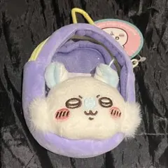 ちいかわ 窓付きおかおミニポーチ　モモンガ