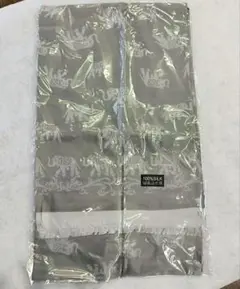 100%シルク 象模様 ストール