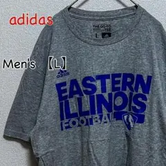HA177【US輸入】adidas(アディダス)　半袖Ｔシャツ【メンズL】グレー