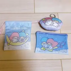 ダイソー サンリオキャラクターズ プチ巾着 フラットポーチ
