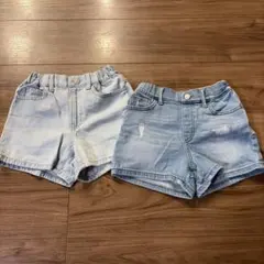 UNIQLOショートパンツ110cm2枚セット