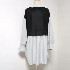 chocol raffine robe チュニック F 体型カバー 大人可愛い