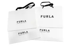 フルラ　ショッパー　紙袋　ショップ袋　4枚セット　FURLA イタリアブランドのサムネイル
