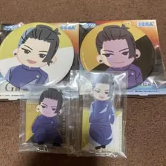 呪術廻戦 懐玉・玉折 セガラッキーくじ 群青・落日 夏油傑 アクスタ　缶バッジ