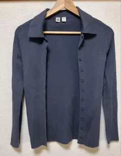 Uniqlo U ダークグレー 長袖カーディガン M