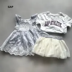 GAP ベビー服 3点セット ワンピース Tシャツ チュールスカート12〜18のサムネイル