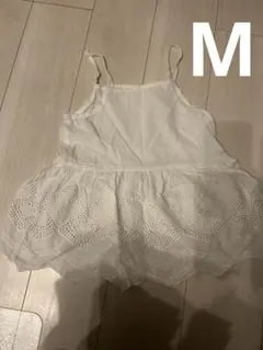 ホワイトノースリーブタンクトップ 120 Mサイズ
