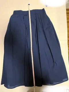 ★新品タグ付き ViS フレアスカート ネイビー レディース