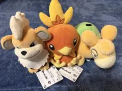 ポケモン ぬいぐるみ アチャモ・ドンメル・ガーディセット