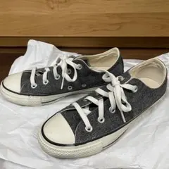美品 ALL STAR 23cm WOOL OX チャコール converse