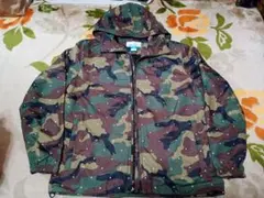 Columbia カモ+水玉柄フーディーJKT M