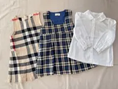 チェック　フォーマル　ワンピース　受験　発表会　卒業式　入学式　結婚式