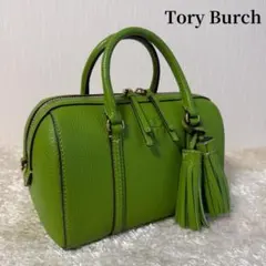 ✨新品未使用✨Tory Burch サッチェル ミニボストン 3way グリーンのサムネイル