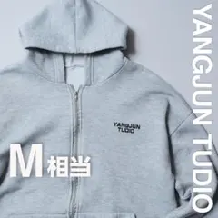 YANGJUN TUDIO グレー フルジップフーディ M相当