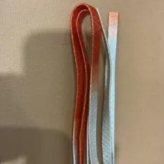 帯締め、着物・浴衣用金オレンジ、シルバー、1㎝、新品、美品