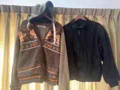 どちらか1着選んで‼️メンズセレブ　レゲエセーターとJUNMANの背中の刺繍が凄い