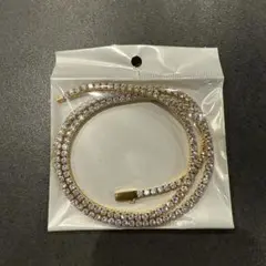 316L tennis necklace 【GOLD】【3mm】 55cm