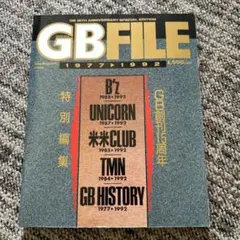 GB FILE 創刊15周年記念 特別編集 - メルカリ