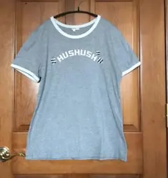 HUSHUSH グレー 半袖 Tシャツ