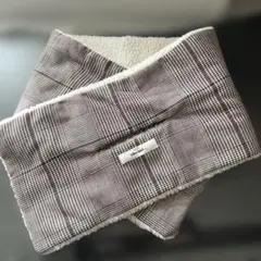 niko and ... チェック柄マフラー