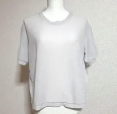 【美品】UNIQLO　ユニクロ　グレー 半袖 Tシャツ