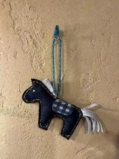 A-27【一点物】本革 馬チャーム｜2026年干支｜幸運のお守り