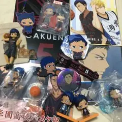 送料込み　黒子のバスケ　青峰大輝　グッズ　マスコット　カード　プレート　セット