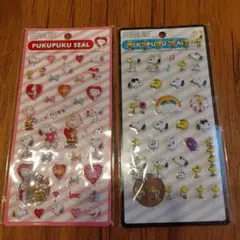 PEANUTS PUKUPUKU SEAL & STICKER シール2枚