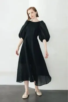 【新品】 lilambition Popcorn Check ロングワンピース