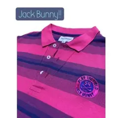 【JACK BUNNY】美品 ジャックバニー メンズ ピンク ゴルフ ウェア L