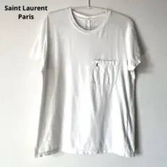 【訳あり】Saint Laurent Paris YSL刺繍 Tシャツ Sのサムネイル