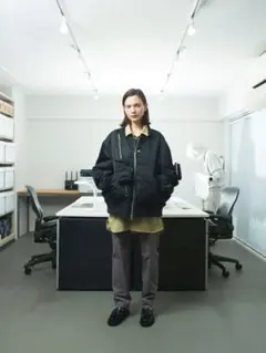 PHINGERIN MOVING FLIGHT JACKET navy XLのサムネイル
