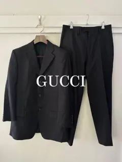 ☆美品☆GUCCI グッチ スーツ ピンストライプ ネイビー 58R 4XL - メルカリ