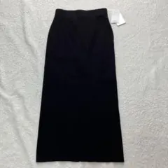 タグ付き　ミラオーウェン　ロング　タイトスカート　ニット　0のサムネイル