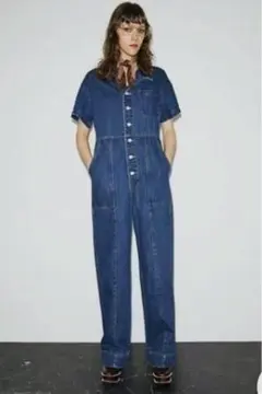 定価1.3万　MOUSSY マウジー H／S DENIM オールインワン　デニム