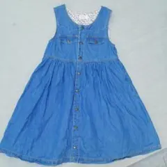 デニムジャンパースカート 　120