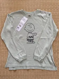 新品　未使用　プティマイン　PEANUTSロンT 長袖　チャーリーブラウン