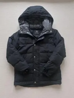 （美品）［BEAMS］メンズブラックダウンジャケット /フード付き / Lサイズのサムネイル