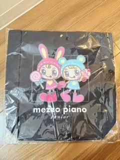 メゾピアノ ベリエちゃん ラウンドワン限定トートバッグ 黒【新品・タグ付き】のサムネイル