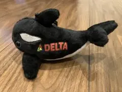 DELTA シャチ型ぬいぐるみ ストラップ付き