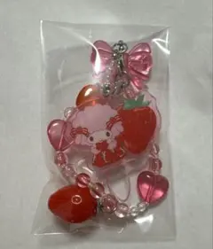 サンリオ シークレットストラップ いちご新聞 マイスウィートピアノ