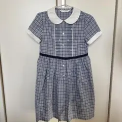 CHOPIN チェック柄 半袖ワンピース 120