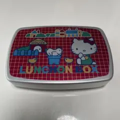 アルミ　お弁当箱　キティ　昭和レトロ