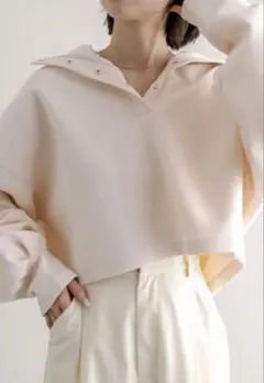 ポンチハーフスナッププルオーバー
