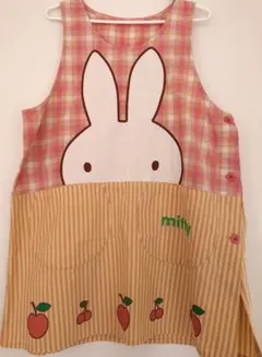 最終お値下げ☆保育士　ミッフィー　エプロン　ポケット付き　МＬ