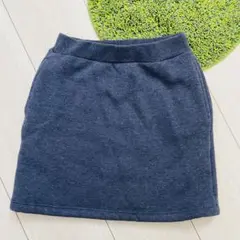 美品 ユニクロ 130cm 裏ボア スカート ボア