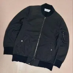 美品 CURLY カーリー アクリルコーティング ストレッチ フライトジャケット