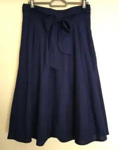 【週末限定お値下】31Sons de mode☆ネイビー フレアスカート