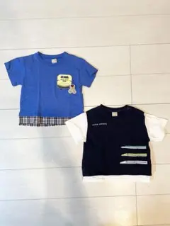プティマイン　petitmain 新幹線Tシャツ　2着セット　美品